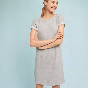 Cloth & Stone Essential Sweatshirt Dress in Heather Gray - sz XS